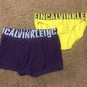 Lot of 2 pairs of Calvin Klein underwear